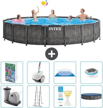 Intex Piscina Prism Frame Redonda - 549x122 Cm - 9-piezas S552