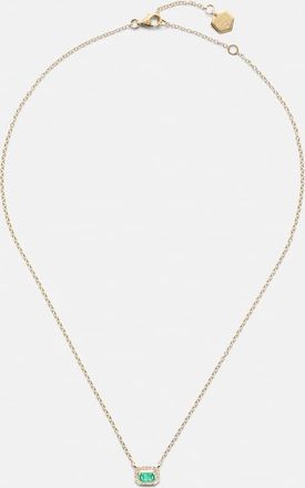 Shay Jewelry Collana in oro 18kt con smeraldo e diamanti