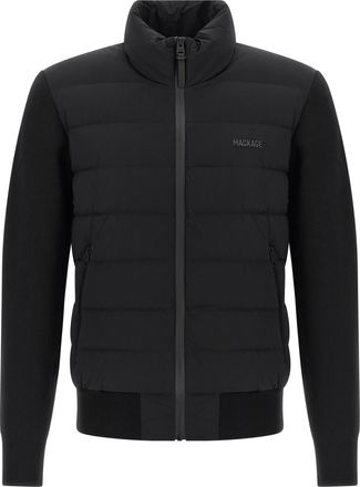 Mackage Blue Nylon Mens Cardigan