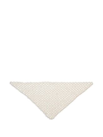 Isolda Graviola crochet hair accessory - women - Cotton - One Size - White