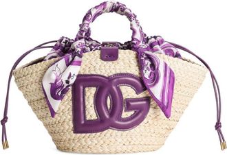 Dolce & Gabbana Natural Kendra Small Tote