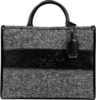 Liu Jo Tassen, Dames, Zwart, ONE Size, Polyester, Dames Zwarte Herfst/Winter Tas