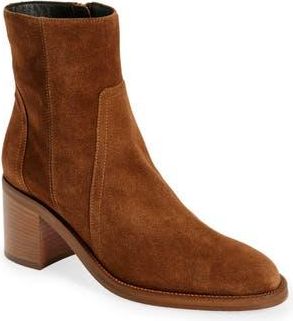 Aquatalia Janella Weatherproof Bootie in Brandy at Nordstrom Rack, Size 10.5