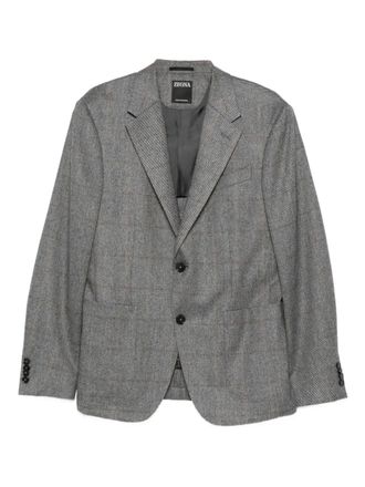Ermenegildo Zegna button-fastening blazer - Grey