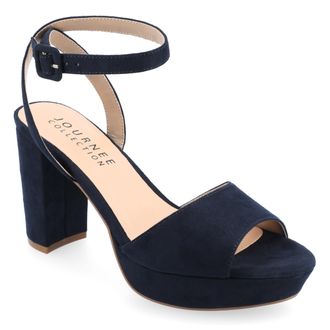 Journee Collection Women & apos;s Nairri Medium and Wide Width Dress Sandals