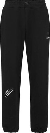 Plein Sport Loose Fit Jogging Pants Scratch - Heren - Trainingsbroeken - Zwart - L - Katoen - Fitness
