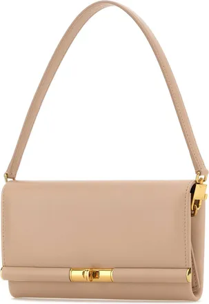 Dolce & Gabbana Womens Marlene Clutch Beige Calf