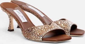 Jimmy Choo London Skye 70 embellished mules
