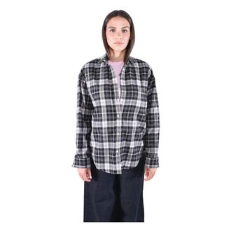MC2 Saint Barth Camicia Gigy in Flanella - - Blouses & Shirts - Donna - Nero - S