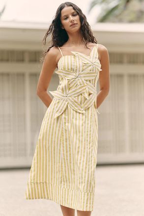 endless rose Flower Midi Dress