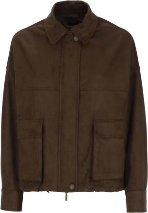 D.exterior Bomber Jacket - Jackets - Mujer - Marr&oacute;n - L
