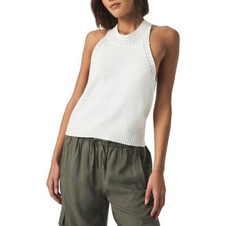 Splendid Talula Cotton Sweater Tank in White at Nordstrom Rack, Size X-Large