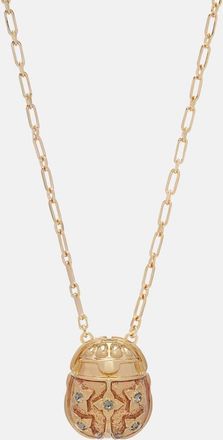 La DoubleJ Collana Lady Scarab bagnata in oro