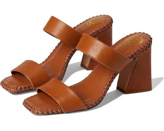 Vince Camuto Womens Kaden Block Heel Mule Sandals In Caramello