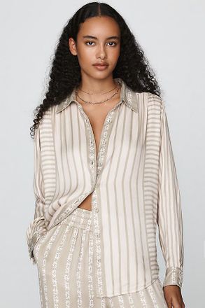 Anthropologie Conditions Apply Blooming Blouse