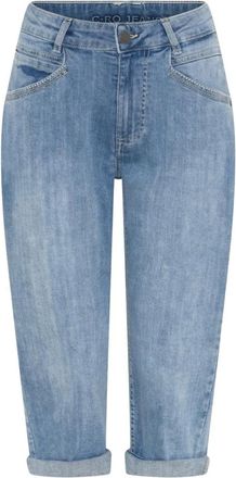 C.Ro Pantaloni cropped - - Trousers - Donna - Blu - L