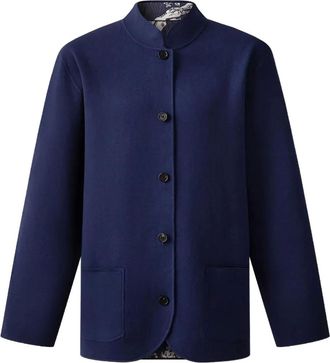 Shanghai Tang Giacca reversibile - Blu