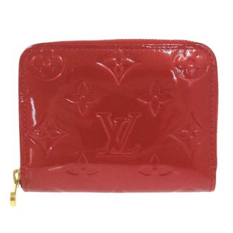 Louis Vuitton Red Color Monogram Vernis Coin Purse/Coin Case (Pre-Owned)