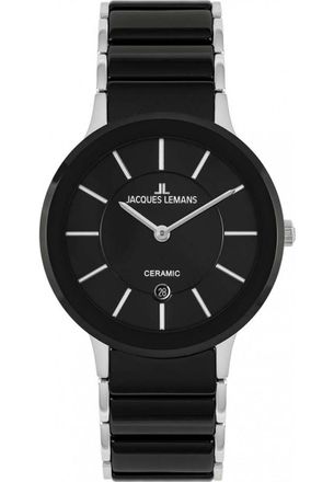 Jacques Lemans Womens 1-1855A Dublin Watch - Black - One Size