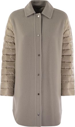 Herno Coat With Down Sleeves