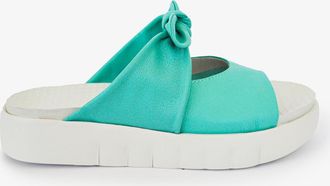 Saydo Womens Ryle Platform Slide In Mint