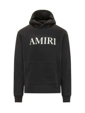 Amiri Black Graphic Logo Hoodie