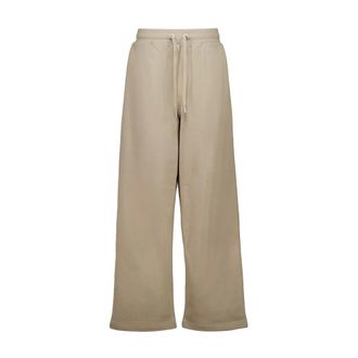 Ami Drawstring Trousers - female - Ami Paris - Wide Trousers - Gray - XS - Trousers