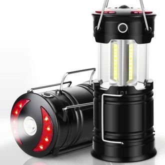 OEM Linternas Led 2 En 1 Para Camping (2 Unidades): Usb Y Pilas, Base Magn&eacute;tica, Para Iluminaci&oacute;n De Emergencia En Camping