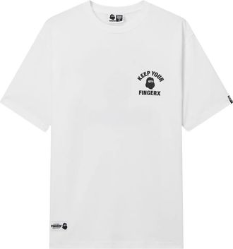 Fingercroxx T-shirt con grafica - Bianco