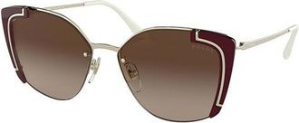 Prada PR 59VS 4306S1 Womens Sunglasses Gold Size 64