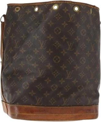 Louis Vuitton Pre-owned Bucket Bags, female, Brown, Size: ONE SIZE Pre-owned Bucket Bag
