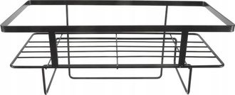 OEM Estante Esquina Ba&ntilde;o Metal Negro Wc