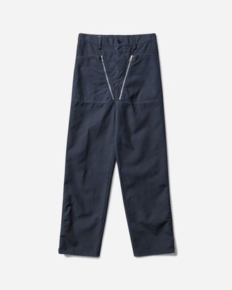 Dries Van Noten Men s Overdyed Zip Pants Navy