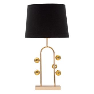 Mauro Ferretti L&aacute;mpara de mesa de metal dorado &oslash; 32,5x61