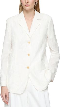 Lafayette 148 New York Patch Pocket Single Breasted Blazer