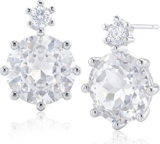 Kenneth Jay Lane 6.50 ct. tw. Cubic Zirconia Drop Earrings in Clear-Silver at Nordstrom Rack