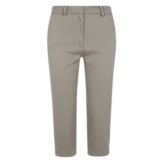 Frankie Shop Broeken, Dames, Groen, S, Cropped Broeken