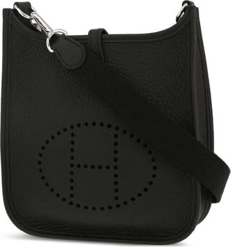 Herm&egrave;s 2024 Evelyne mini schoudertas met afneembare band - Zwart