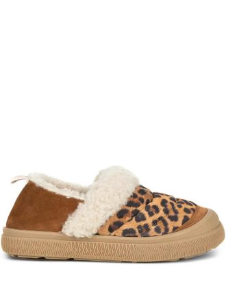Voile Blanche leopard-print slip-on sneakers - women - Wool/Rubber/Calf Suede/Fabric - 40 - Brown