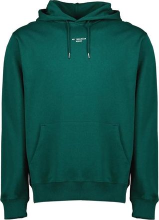 Dr&ocirc;le de Monsieur Classic Slogan Hoodie - Heren - Hoodies - Groen - XL - Katoen - Hoodies & sweatvesten