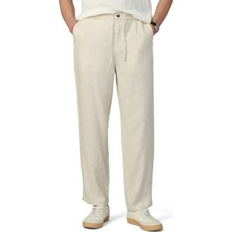 Joe's Clarkson Stripe Linen Pants in Flax Stripe at Nordstrom Rack, Size Xx-Large