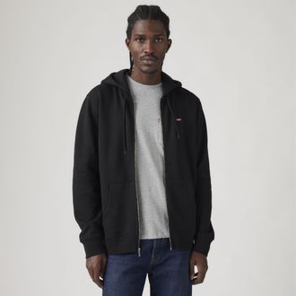 Levi's Zip Up Hoodie - Mens - 2XL - Black