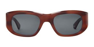 Garrett Leight LAGUNA SUN VINBRT/BS Mens Sunglasses Tortoiseshell Size 50