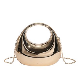 Generic Cymwer Women Acrylic Trendy Evening Clutch Purse Elegant Handbag for Prom Party (Ivory)