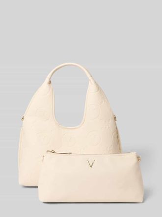 Valentino Handbags Handtasche in Leder-Optik Modell Samba in Ecru, Gr&ouml;&szlig;e 1
