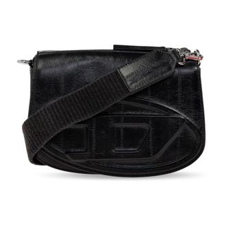 Diesel Shoulder Bags, unisex, Black, Size: ONE SIZE Shoulder Bag 1DR 2.0 Camera Bag