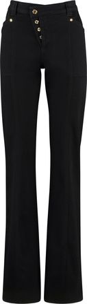 Tom Ford Womens High-rise Straight Leg Jeans - Black Cotton - Size 25 (Waist)