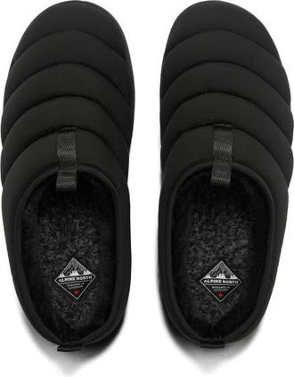 Alpine North Seaton - Insulated Puffer Slippers in Black at Nordstrom, Size X-Large