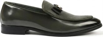 TruClothing Formal Dress Loafers PU Leather Textured Slip-On Shoes