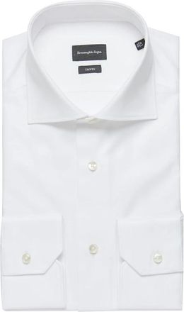 Ermenegildo Zegna Heren, Overhemden, Wit, Maat: 4XL Katoen